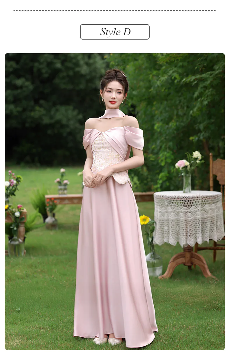 Blush-Pink-Jacquard-Peplum-Bodice-Satin-Wedding-Guest-Bridal-Party-Dress20