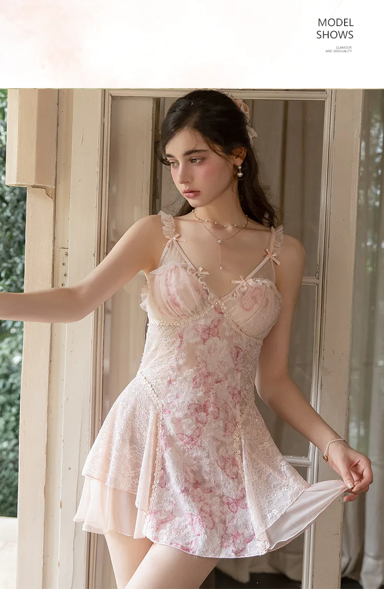 Butterfly-Floral-Burnt-Out-Lace-Open-Back-Nightgown-with-Built-in-Pads09