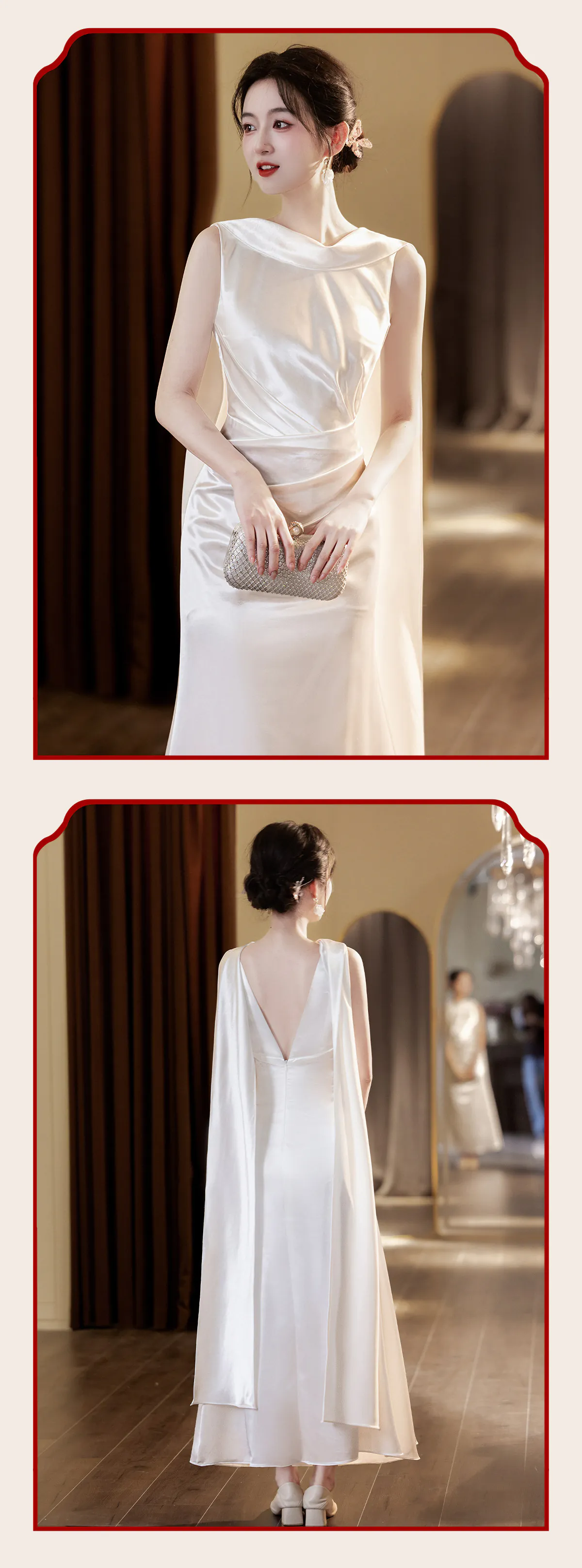 Classic-Ivory-Mismatched-White-Satin-Bridal-Party-Wedding-Guest-Dress16