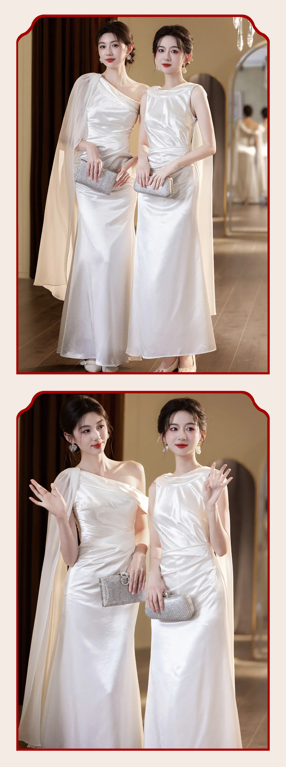Classic-Ivory-Mismatched-White-Satin-Bridal-Party-Wedding-Guest-Dress18