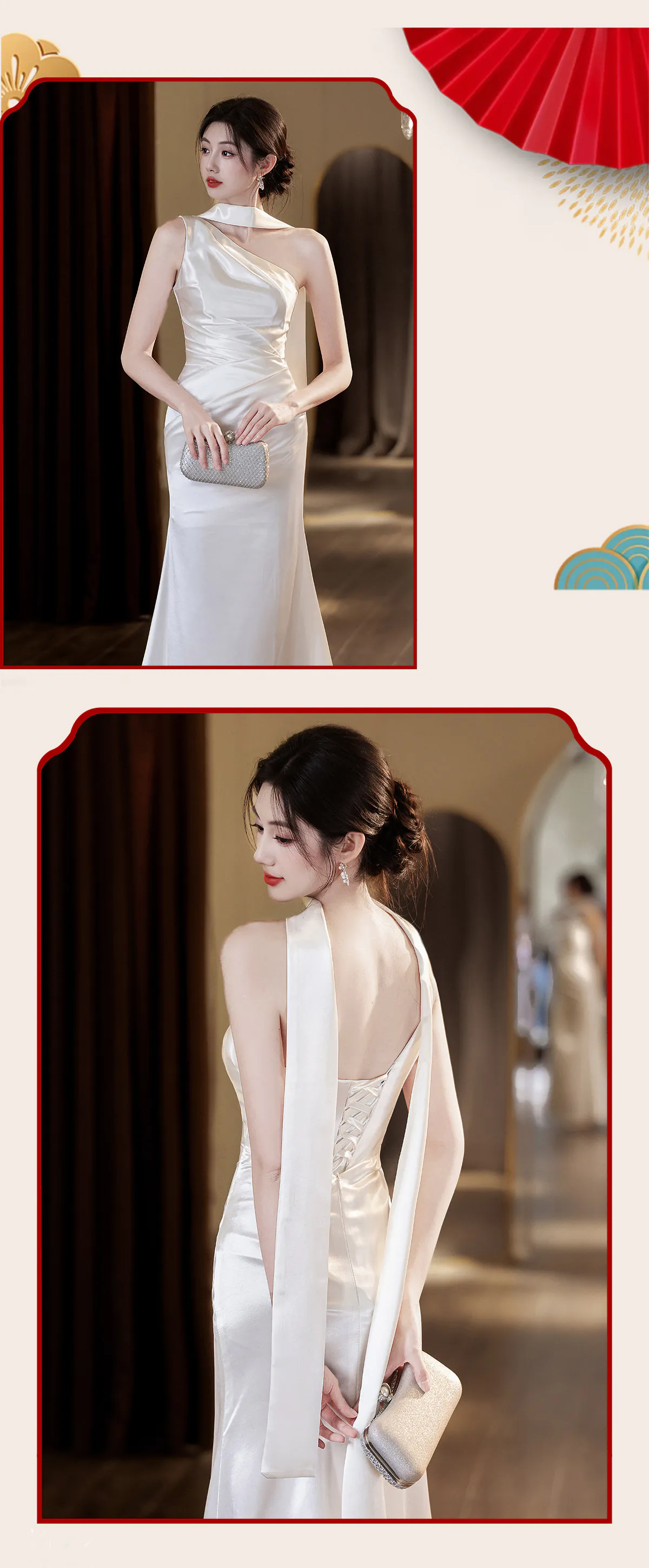 Classic-Ivory-Mismatched-White-Satin-Bridal-Party-Wedding-Guest-Dress20