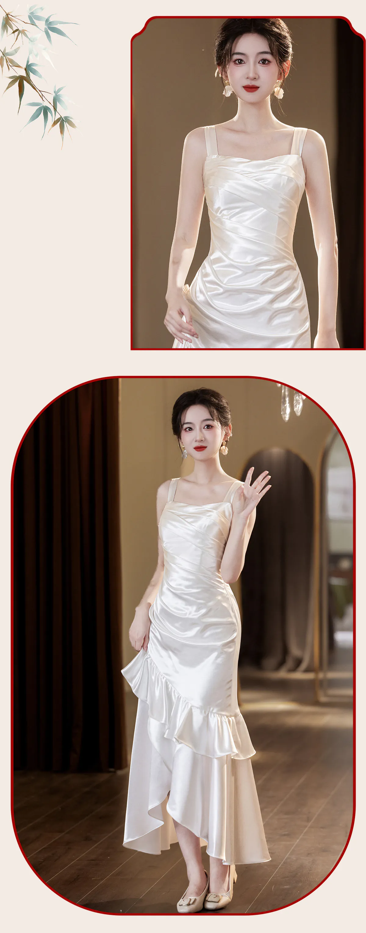 Classic-Ivory-Mismatched-White-Satin-Bridal-Party-Wedding-Guest-Dress22