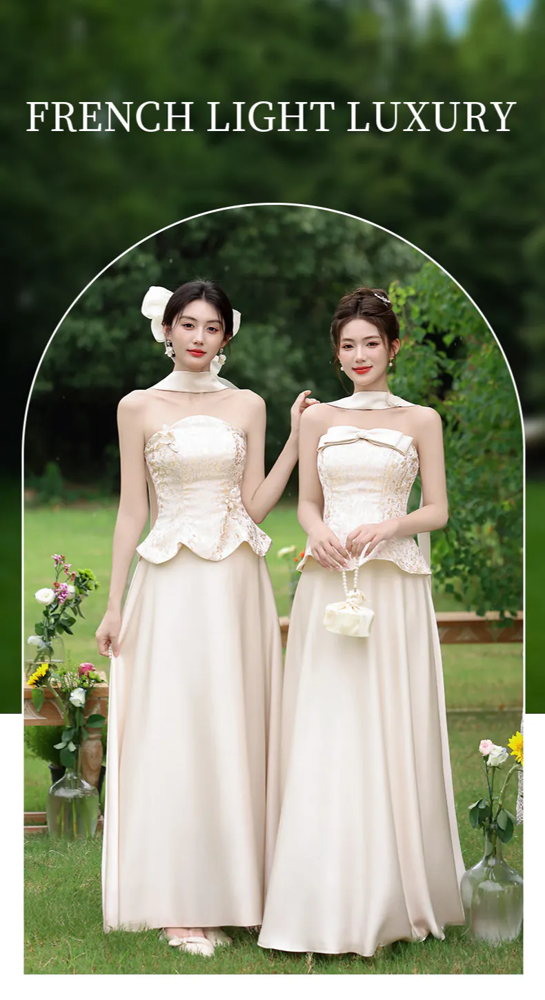 Classy-Champagne-Brocade-Jacquard-Corset-Mismatched-Bridesmaid-Dress07