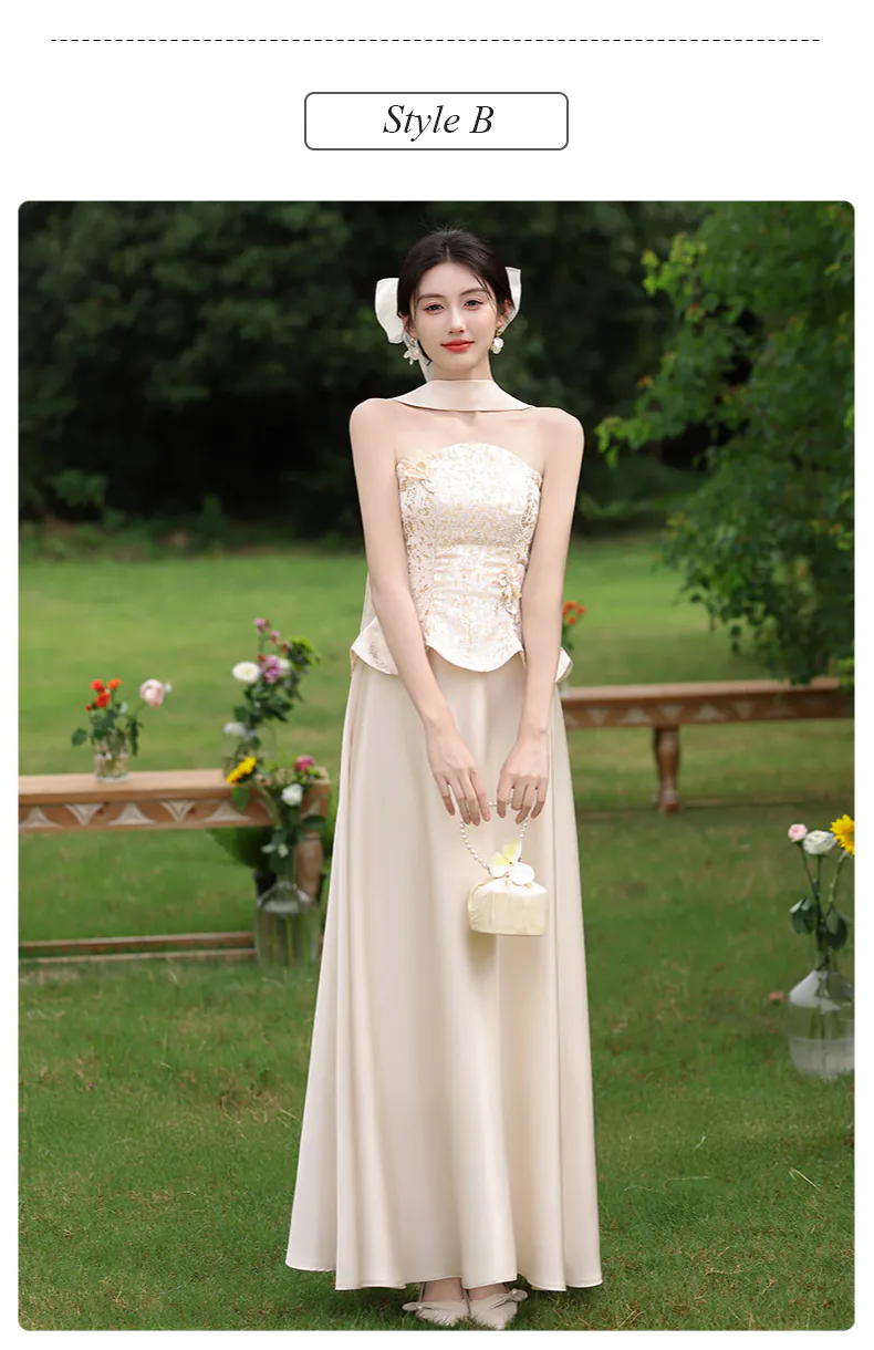 Classy-Champagne-Brocade-Jacquard-Corset-Mismatched-Bridesmaid-Dress16