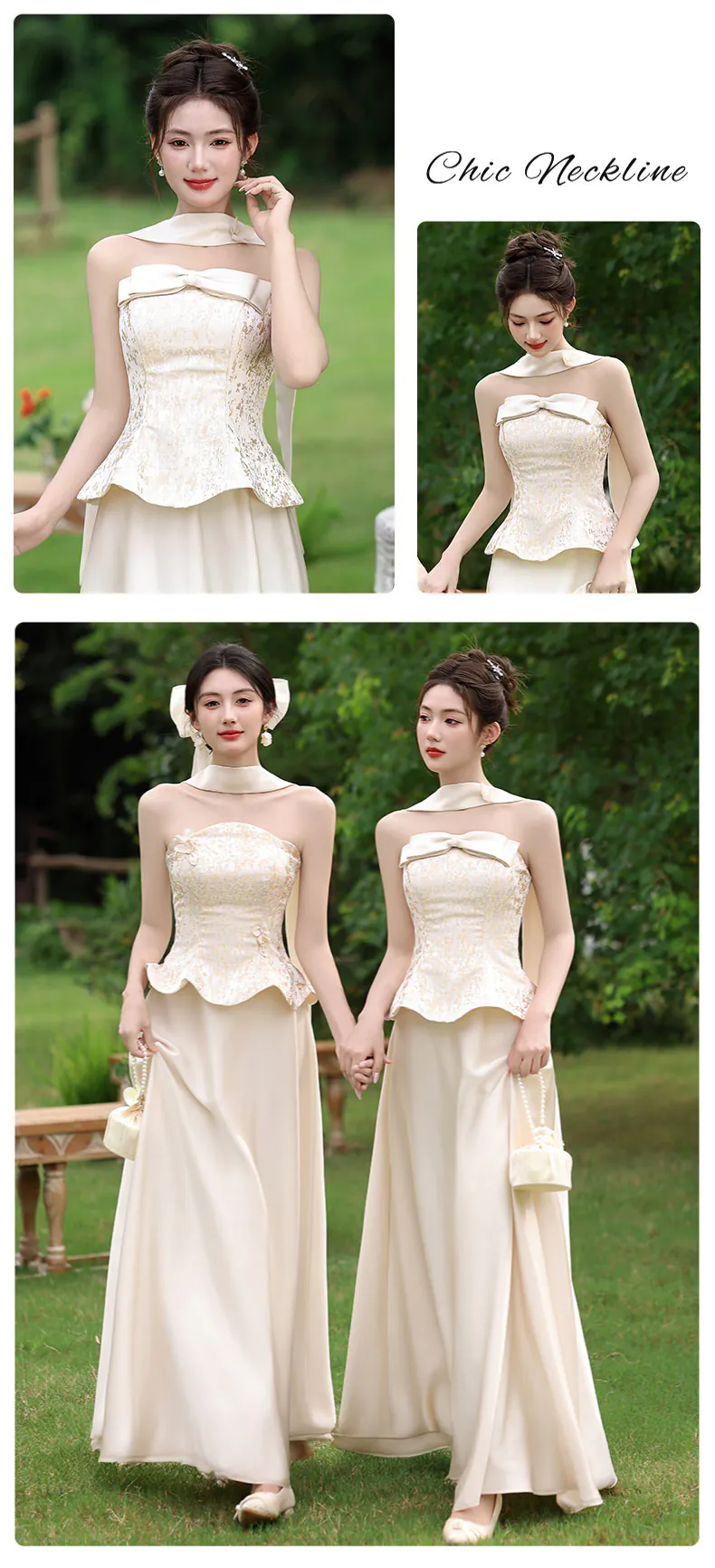 Classy-Champagne-Brocade-Jacquard-Corset-Mismatched-Bridesmaid-Dress19