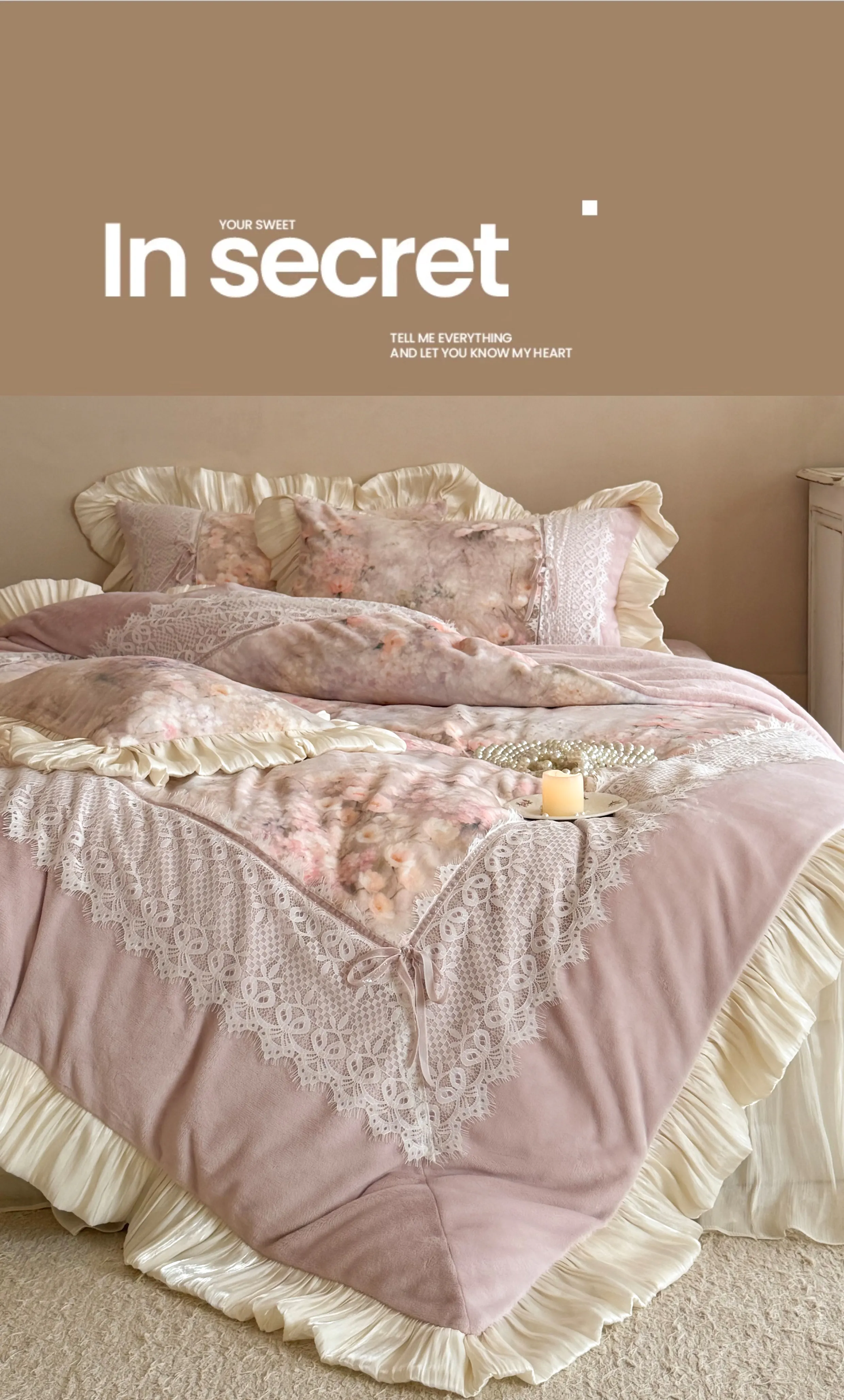 Cottagecore-Reversible-Floral-Print-260g-Milk-Velvet-Winter-Bedding-Set18