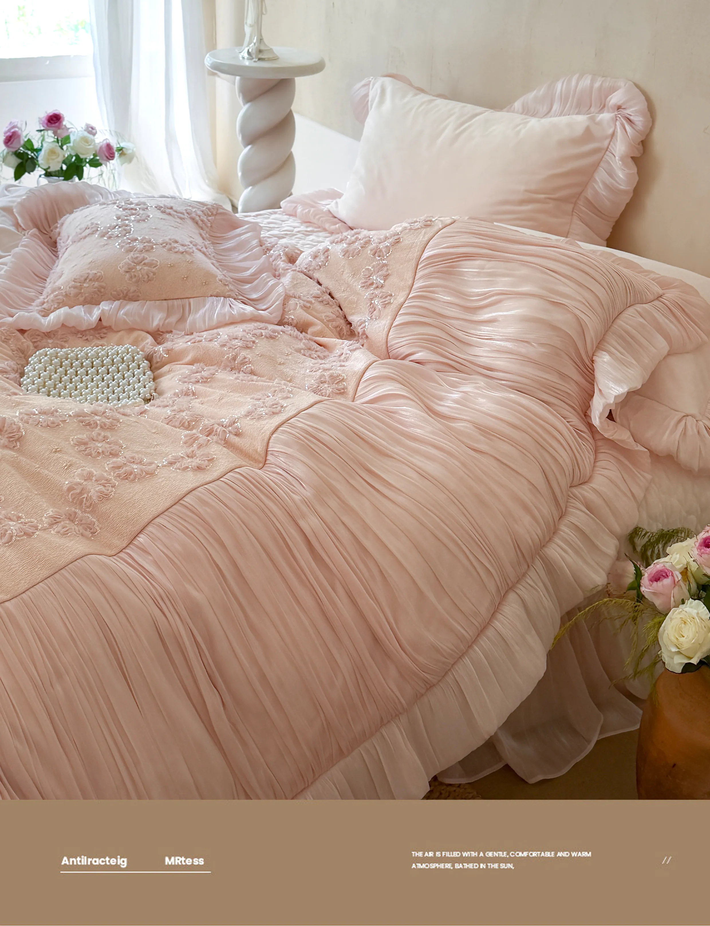 Vintage-3D-Floral-Soft-260g-Matte-Milk-Velvet-Fleece-Warm-Winter-Bedding-Set15
