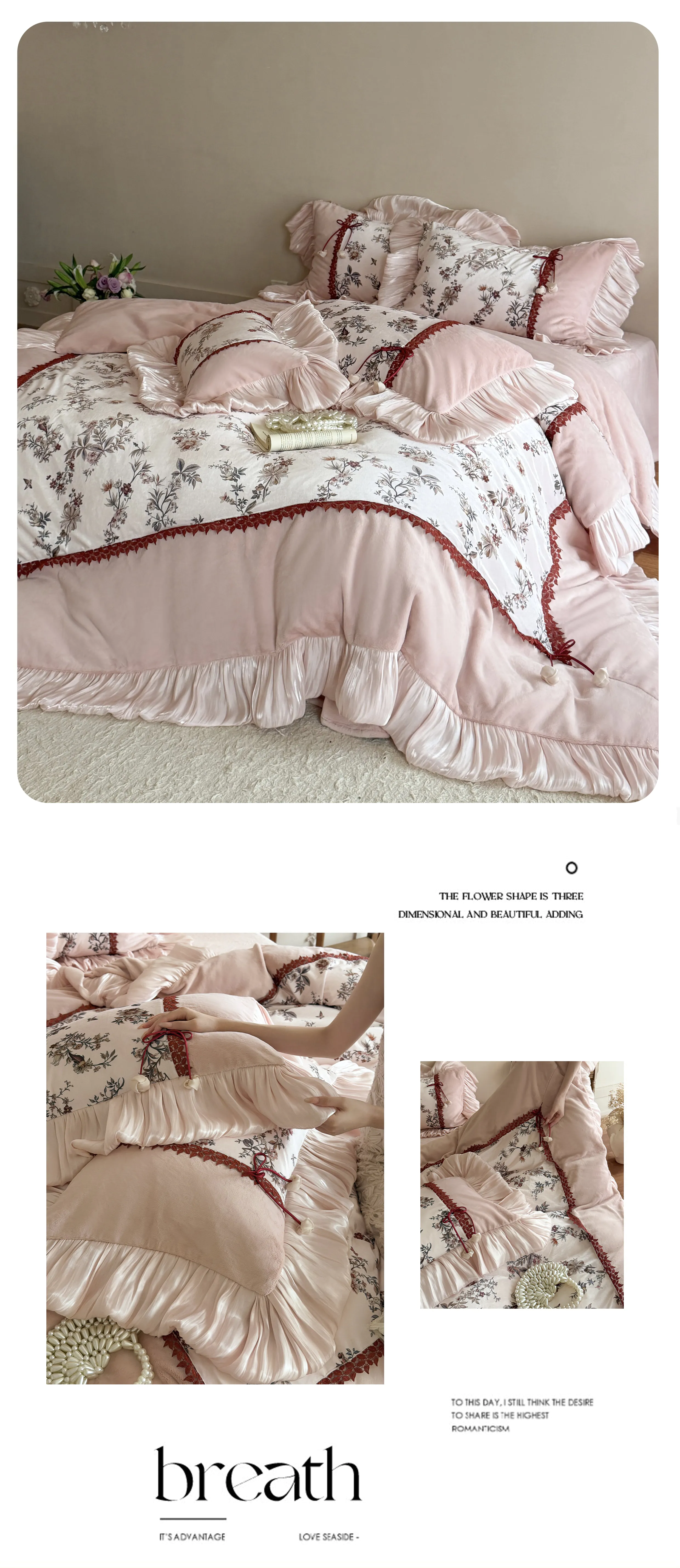 Botanical-Print-Winter-Warm-260g-Matte-Milk-Velvet-Comforter-Cover-Set17