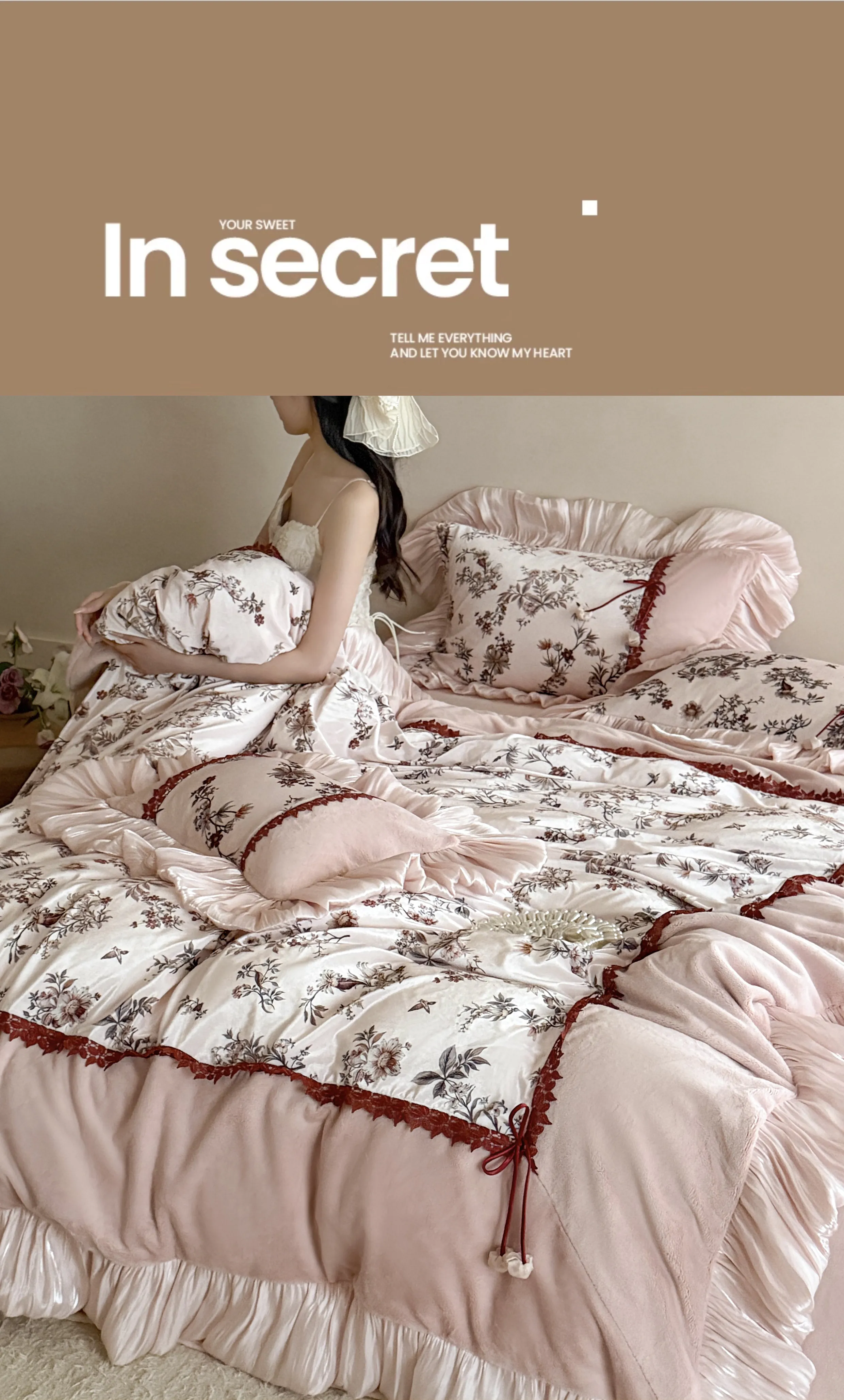 Botanical-Print-Winter-Warm-260g-Matte-Milk-Velvet-Comforter-Cover-Set18