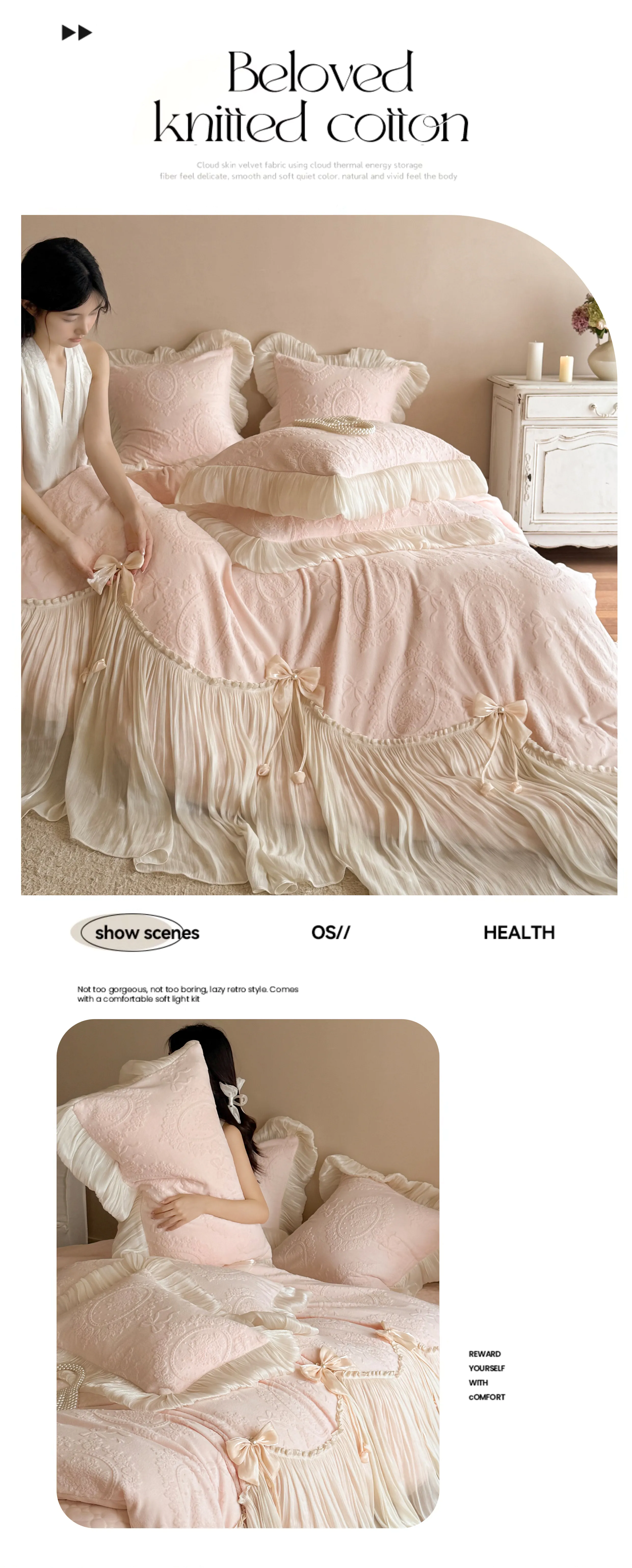 Cozy-Warm-Carved-Floral-260g-Matte-Milk-Velvet-Soft-Quilt-Cover-4-Pcs-Set09