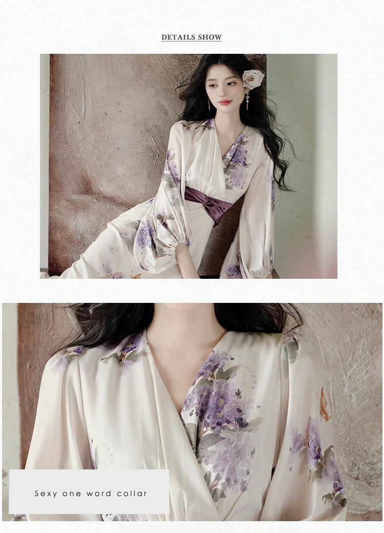 Ethereal-Butterfly-Lilac-Print-Bishop-Sleeves-Wrap-Chiffon-Casual-Dress09