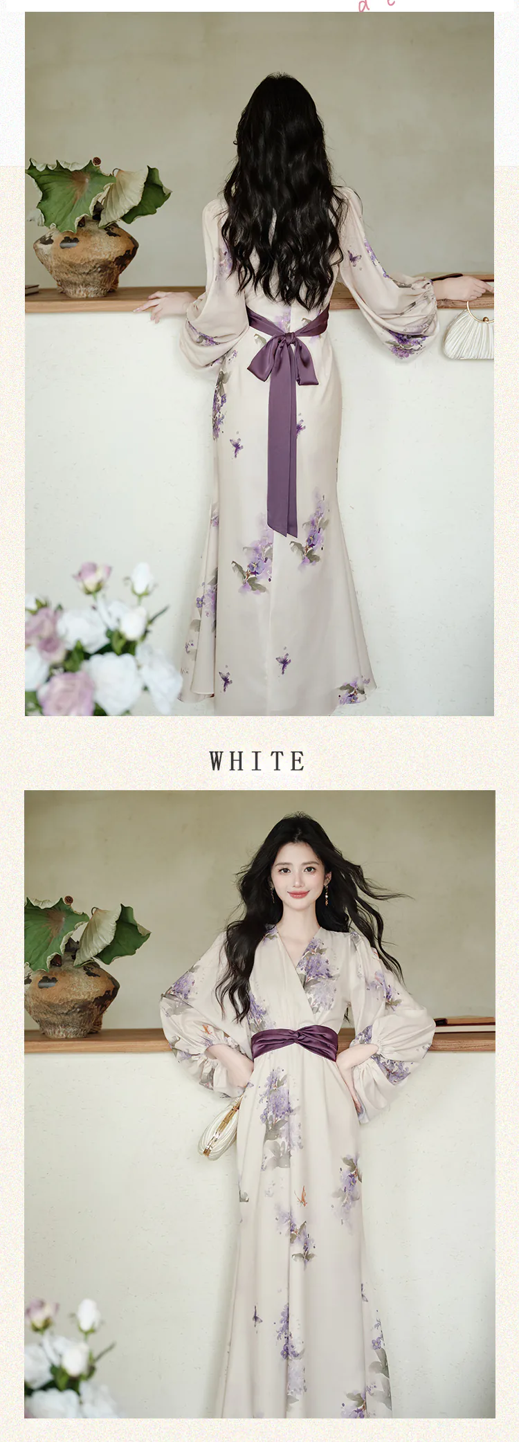 Ethereal-Butterfly-Lilac-Print-Bishop-Sleeves-Wrap-Chiffon-Casual-Dress13