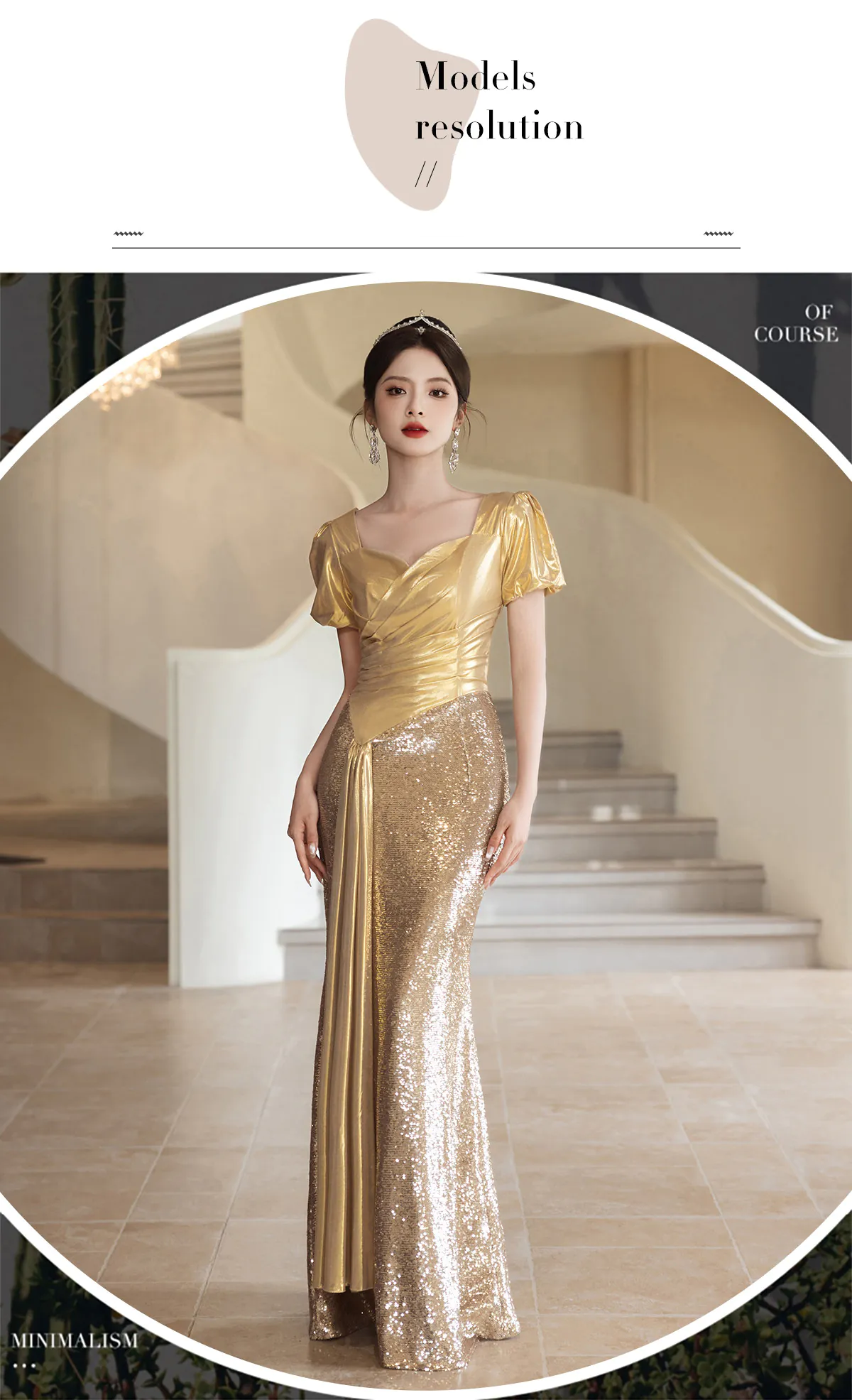 Gold-Glitter-Sequin-Asymmetrical-Waist-Spliced-Mermaid-Trumpet-Evening-Dress10