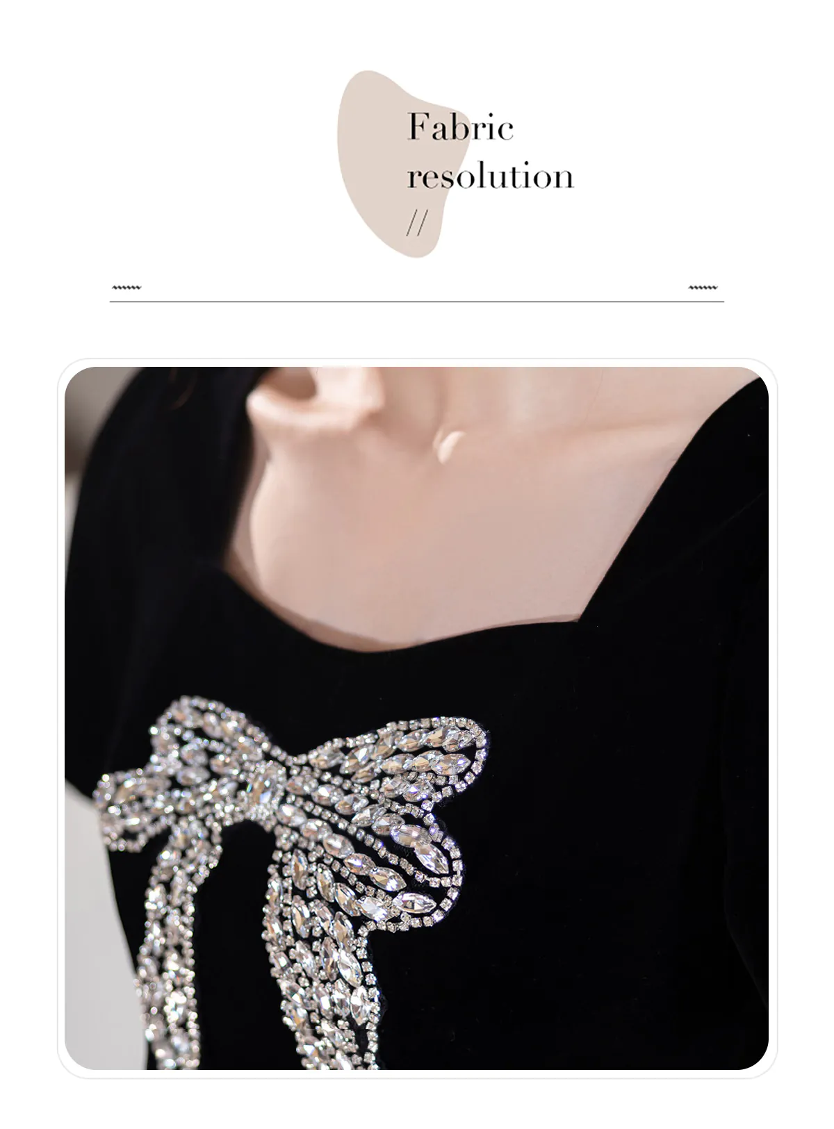 Hepburn-Style-Black-Velvet-Short-Sleeve-Evening-Dress-with-Rhinestone-Bow09