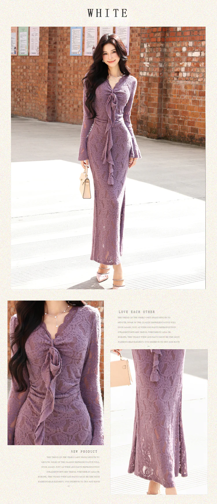Lavender-Lilac-Sheer-Floral-Lace-V-Neck-Long-Flare-Sleeve-Bodycon-Dress13