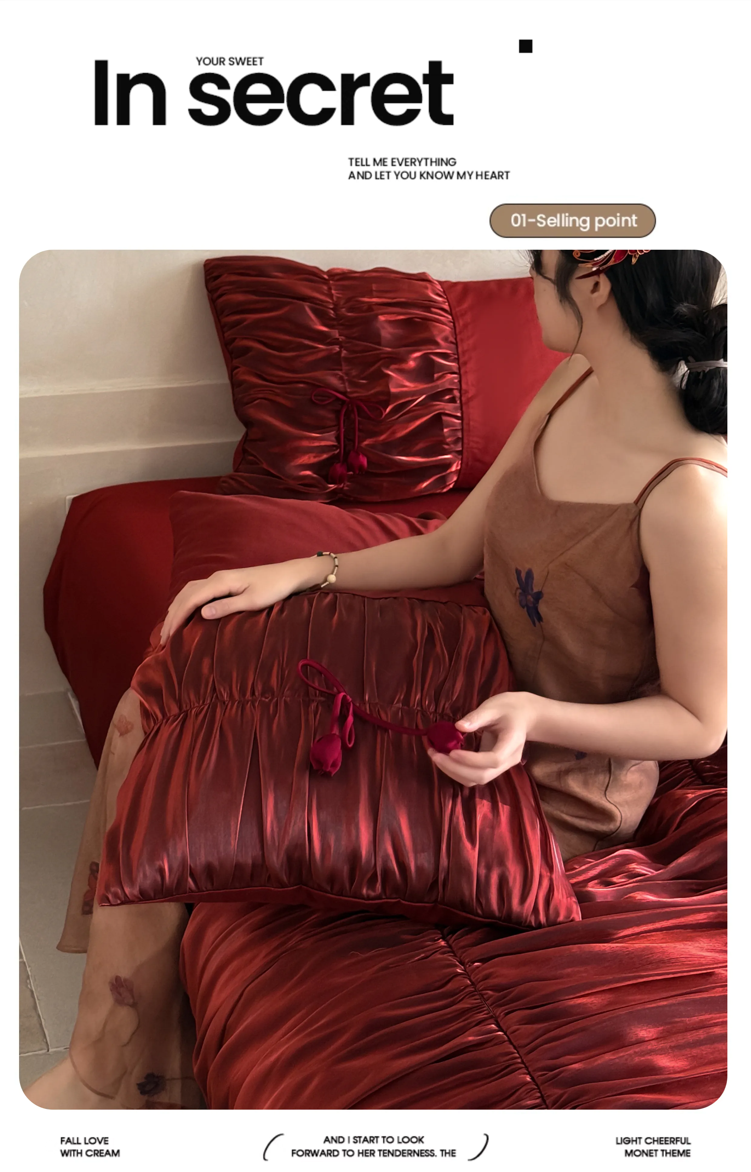 Luxurious-Crimson-Ruched-50s-2-Ply-Pure-Long-Staple-Cotton-4-Pcs-Bedding-Set09