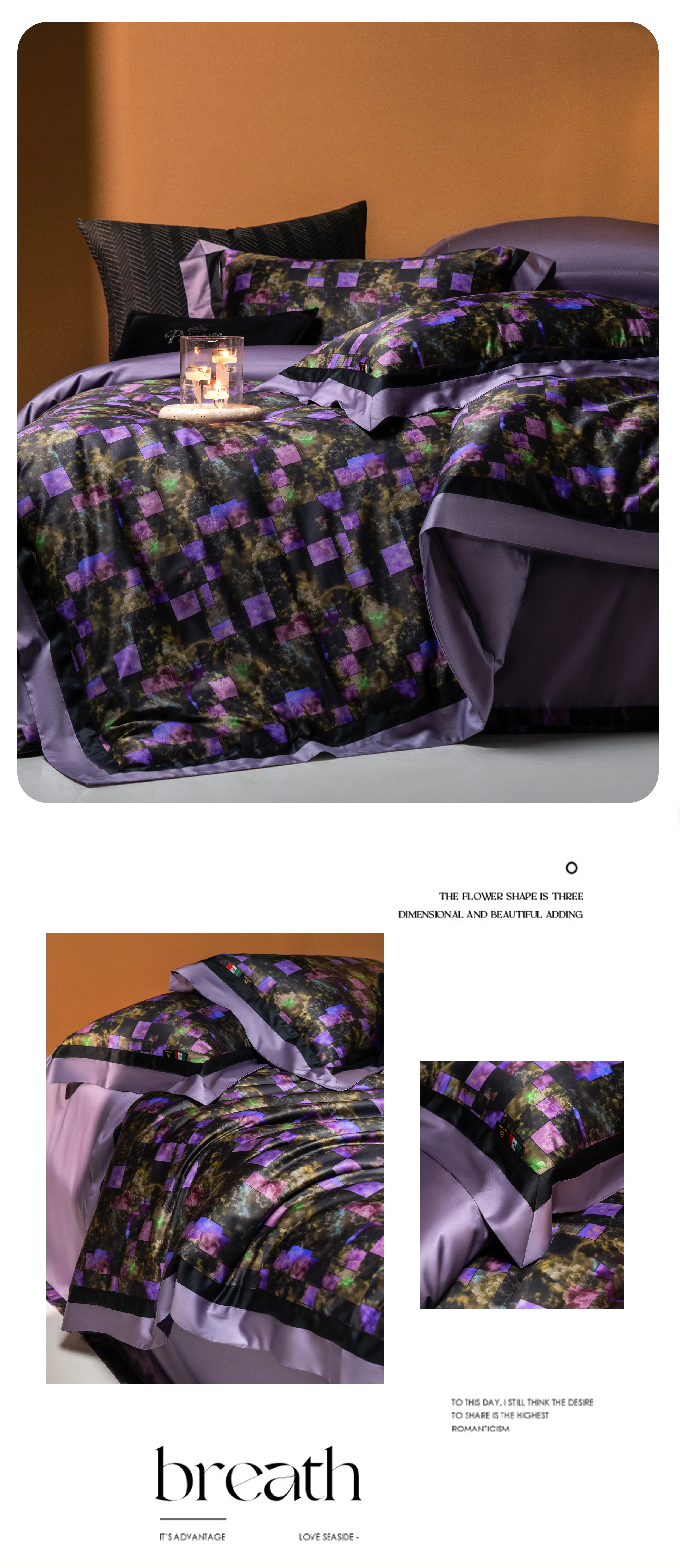 Moody-Dark-Academia-Floral-Mosaic-100S-Long-Staple-Cotton-Bedding-Set10