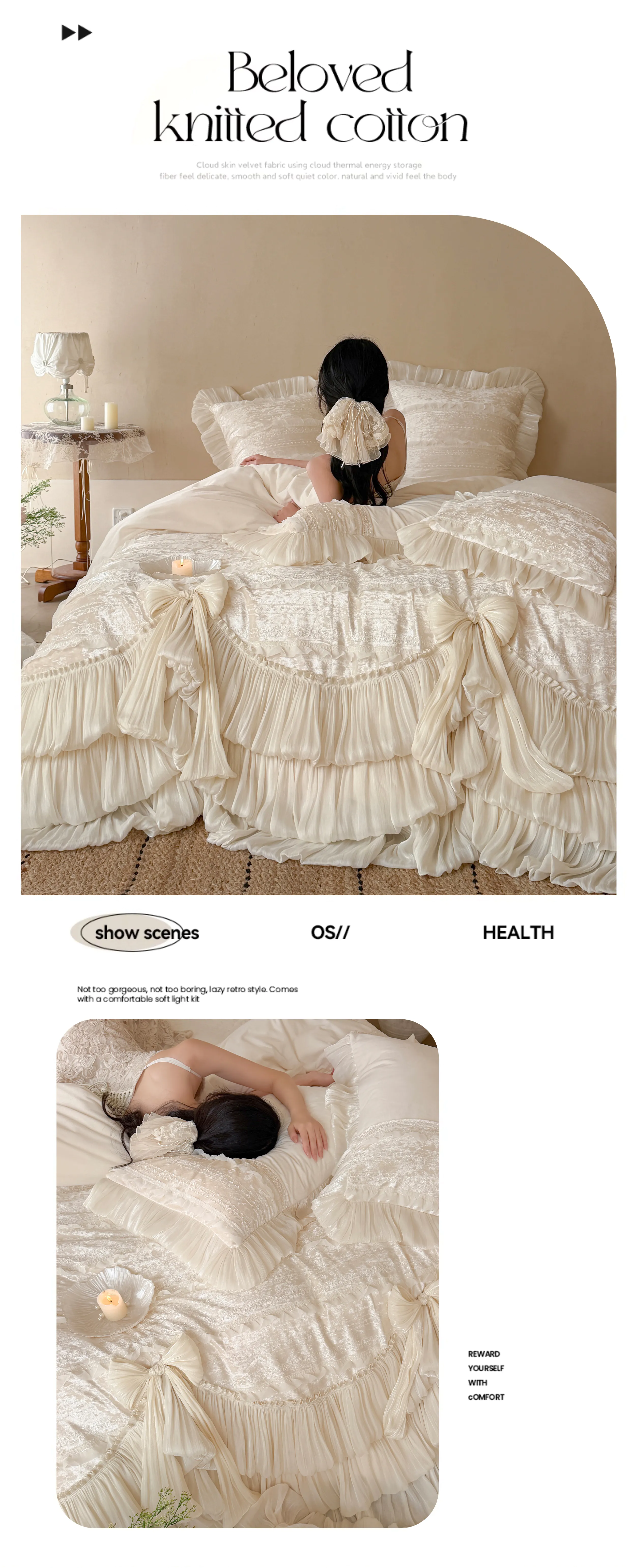 Princess-Baby-Velvet-Tiered-Pleated-Skirt-Hem-Duvet-Cover-Set-Bedroom-Decor09