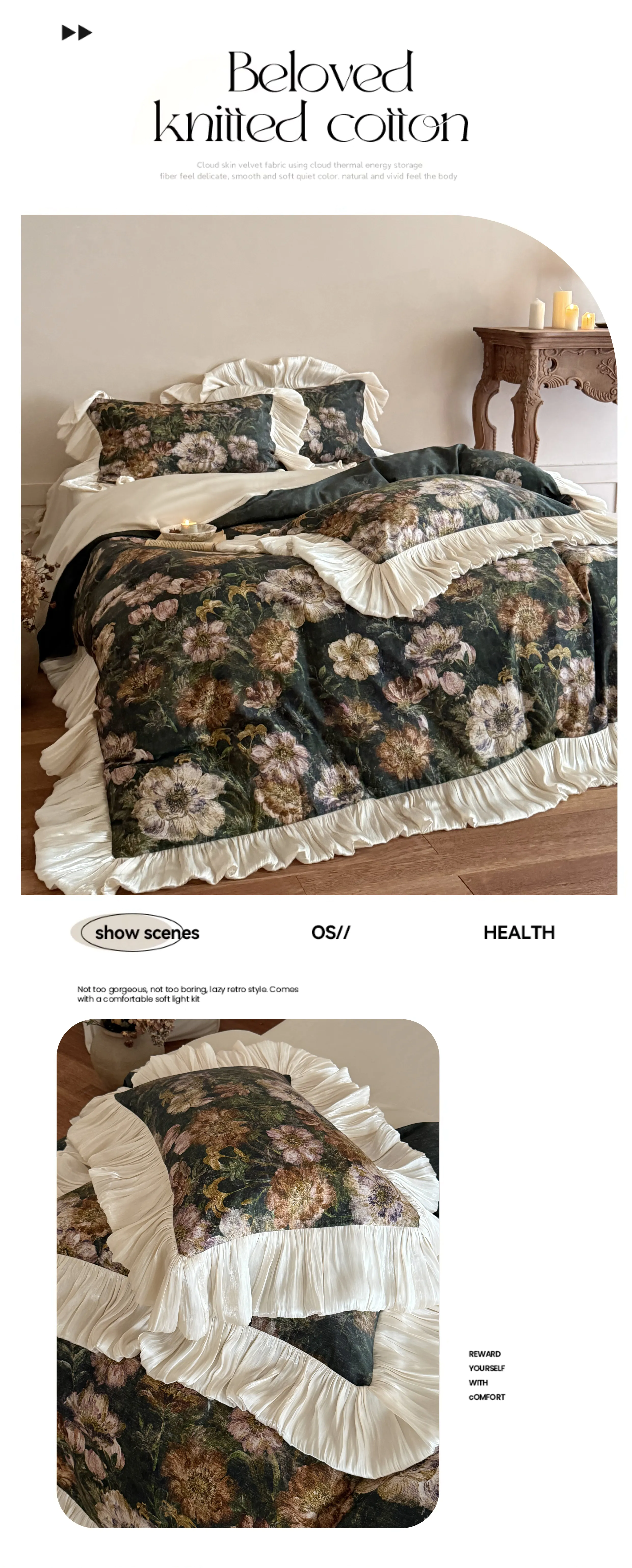 Romantic-Monet-Garden-Oil-Painting-Floral-50S-Cotton-Duvet-Cover-Set14