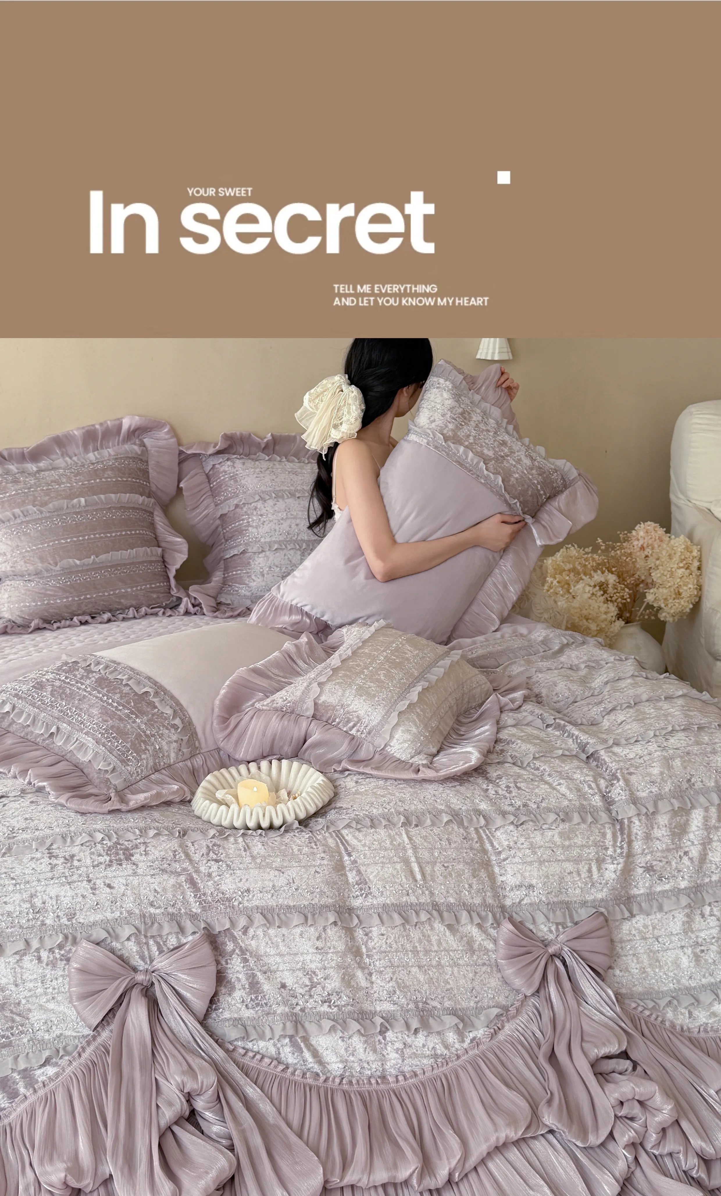 Soft-260g-Fully-Matte-Baby-Velvet-Ruffle-Layered-Skirt-Hem-Bedding-Set14