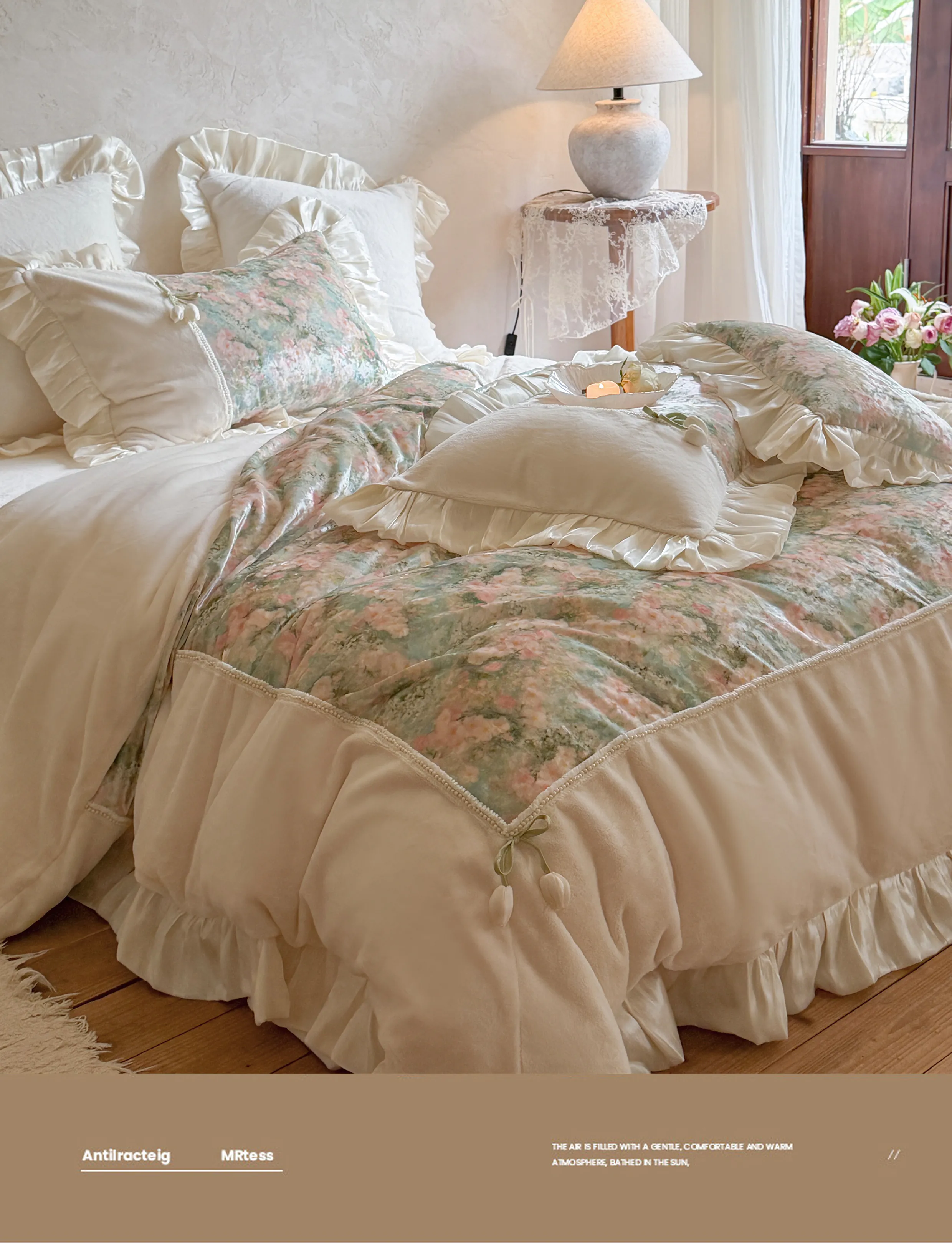 Victorian-Style-Cottagecore-Botanical-Floral-Velvet-Comforter-Cover-Set15