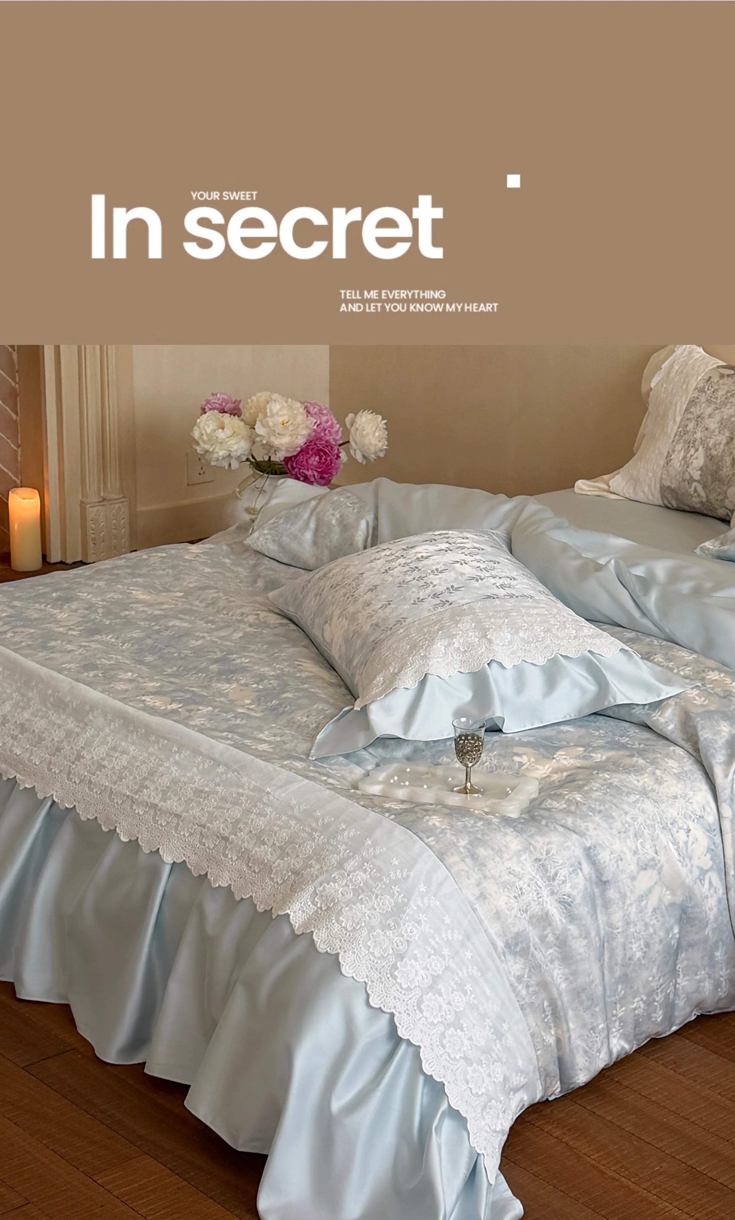 Vintage-Light-Blue-Botanical-Floral-Print-100S-Cotton-4-Piece-Bedding-Set11